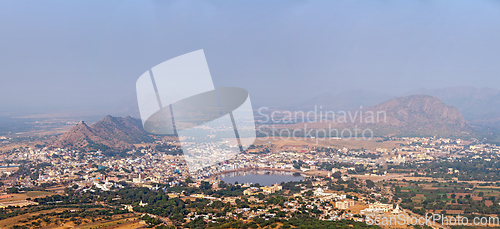 Image of Holy city Pushkar. Rajasthan, India