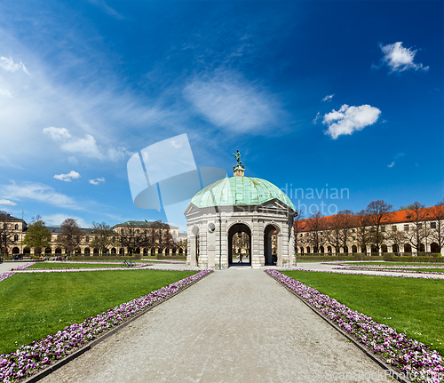 Image of Pavilion in Hofgarten. Munich, Germany