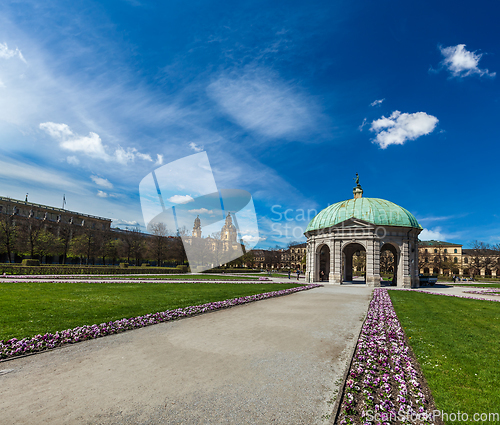 Image of Pavilion in Hofgarten. Munich, Germany