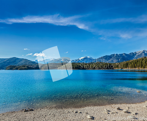 Image of Eibsee lake, Germany