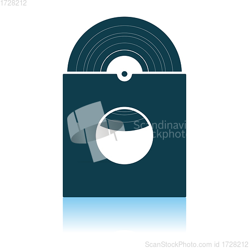 Image of Vinyl Record In Envelope Icon