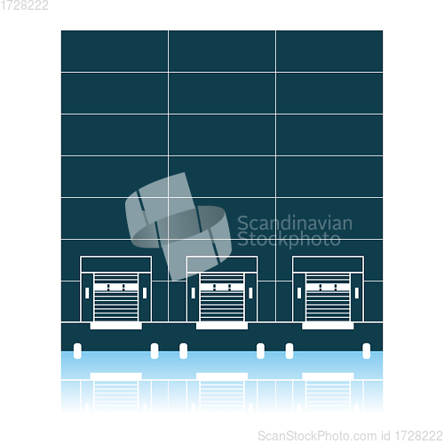 Image of Warehouse Logistic Concept Icon