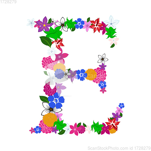 Image of Floral Alphabet Letter