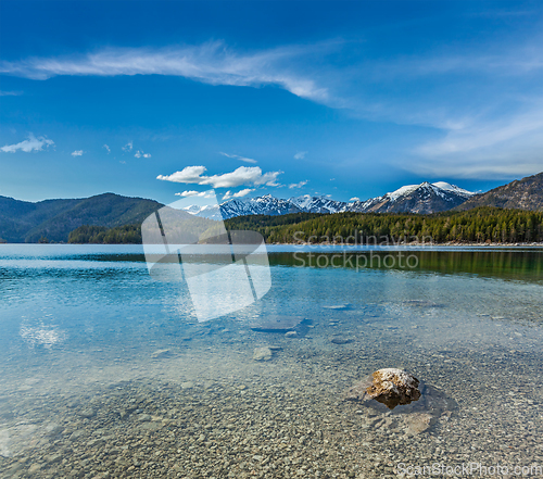 Image of Eibsee lake, Germany