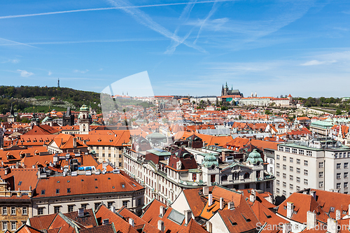 Image of View of Stare Mesto (Old City) and and St. Vitus Cathedral