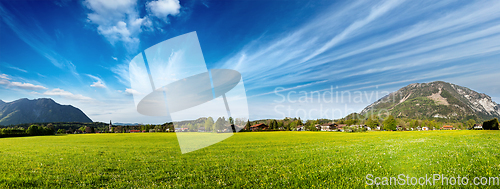 Image of German countryside and village panorama. Germany