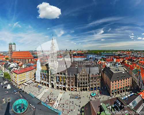 Image of Aerial view of Munich, Germany