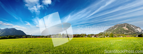 Image of German countryside and village panorama. Germany