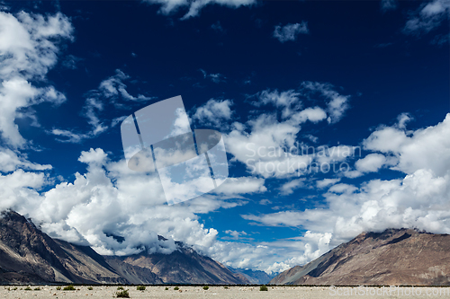 Image of Nubra valley in Himalayas. Ladakh, India