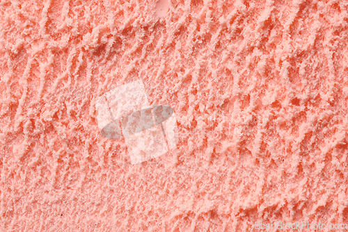 Image of pink ice cream