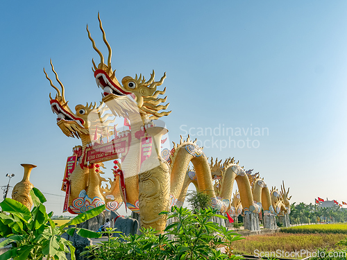 Image of Entrance to Buddhist temple in Vietnam