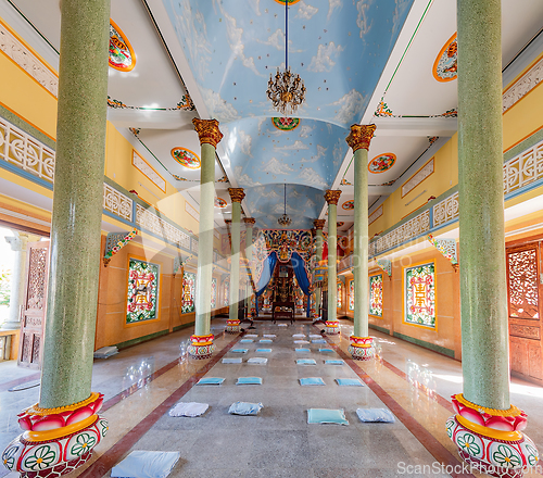 Image of The Cao Dai temple in Hoi An, Vietnam