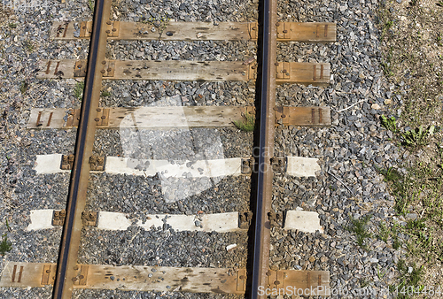 Image of metal rails