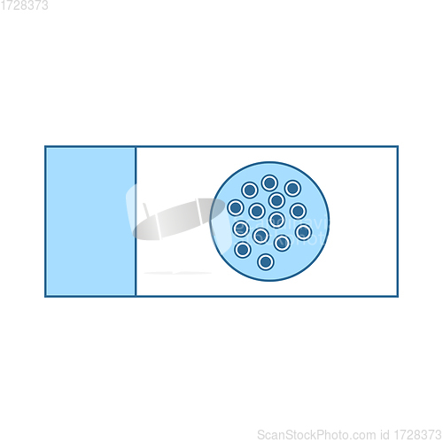 Image of Bacterium Glass Icon