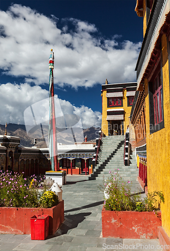 Image of Thiksey monastery. Ladakhm, India