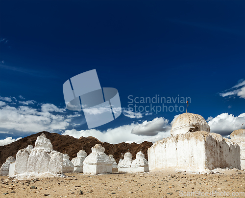 Image of Buddhist chortens, Ladakh