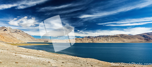 Image of Tso Moriri lake in Himalayas, Ladakh, India