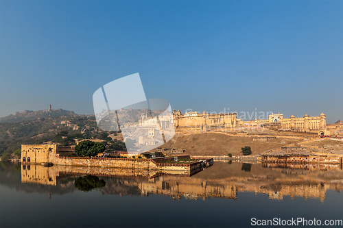 Image of Amer (Amber) fort, Rajasthan, India