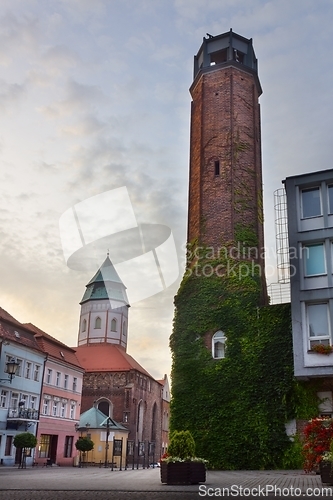 Image of Oldtown with town hall in Kozuchow