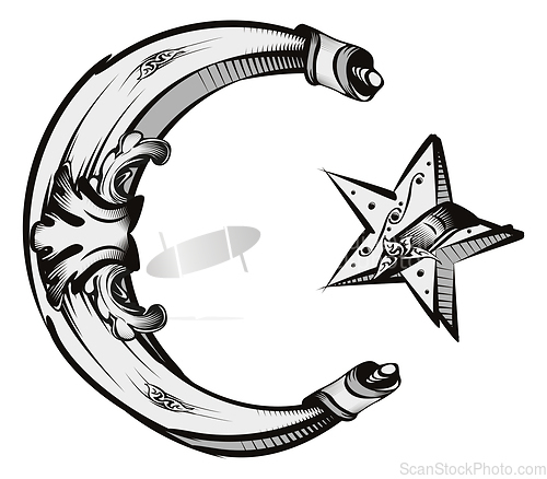 Image of Decorative Islam religion symbol