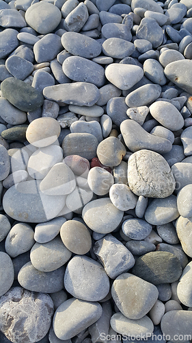 Image of Background from gray sea pebbles