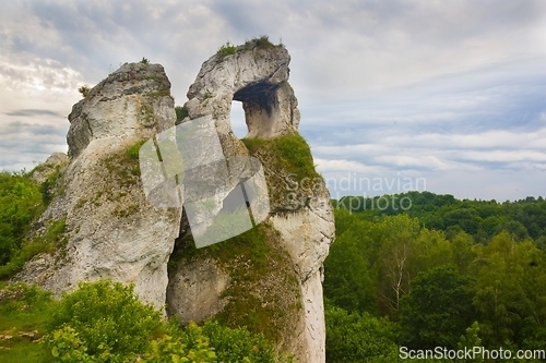 Image of The Great Window at climbing rocks in Poland