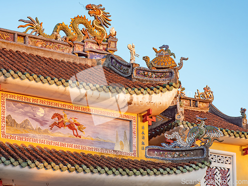 Image of Detail of the Phab Bao Temple in Hoi An, Vietnam