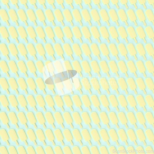 Image of Abstract background with yellow ice creams
