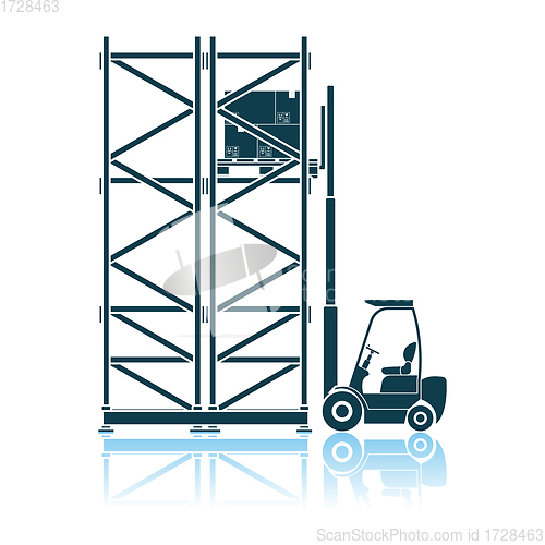 Image of Warehouse Forklift Icon