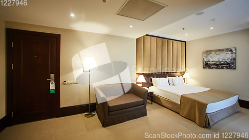 Image of The interior design. The big modern Bedroom