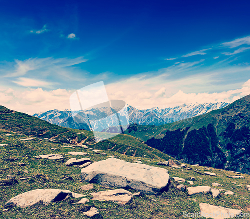 Image of Himalayas. India