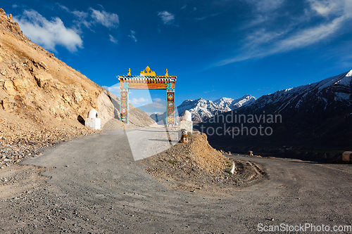 Image of Gates of Ki gompa, Spiti Valley, Himachal Pradesh