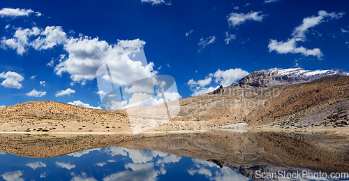 Image of Mountain lake in Himalayas