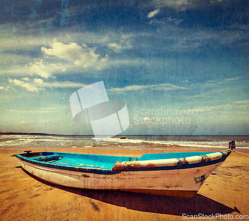 Image of Boat on a beach