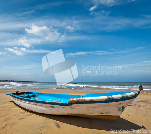 Image of Boat on a beach