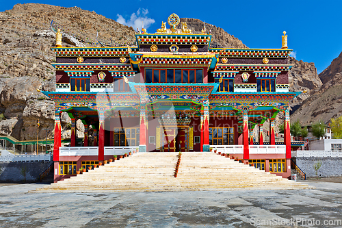 Image of Buddhist monastery in Kaza, Spiti Valley