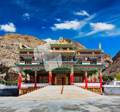 Image of Buddhist monastery in Kaza, Spiti Valley