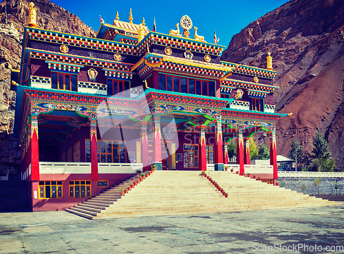 Image of Buddhist monastery in Kaza, Spiti Valley