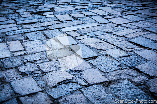 Image of Cobblestone pavement background