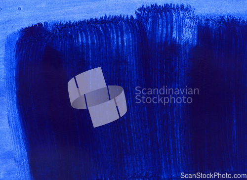 Image of Blue and dark blue hand drawn paint background