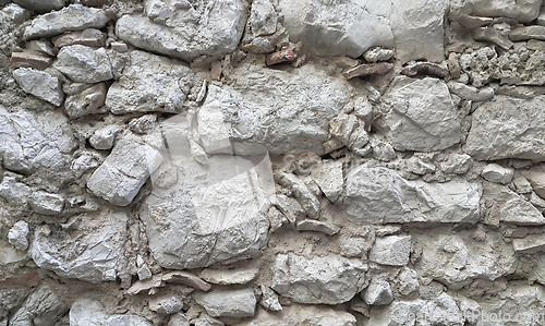 Image of Very old stone wall texture