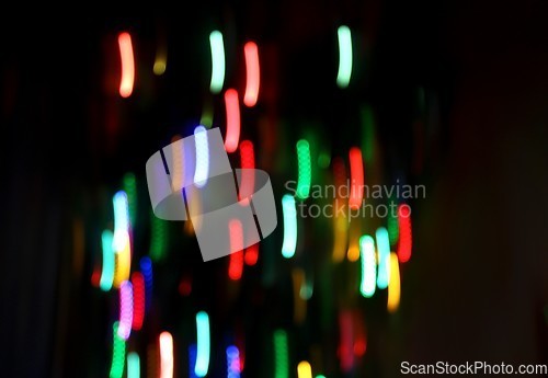 Image of Abstract bright motion background with blurred lights 