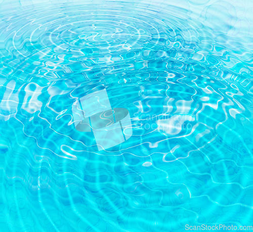 Image of Blue abstract background with water ripples