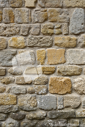 Image of Very ancient stone wall texture