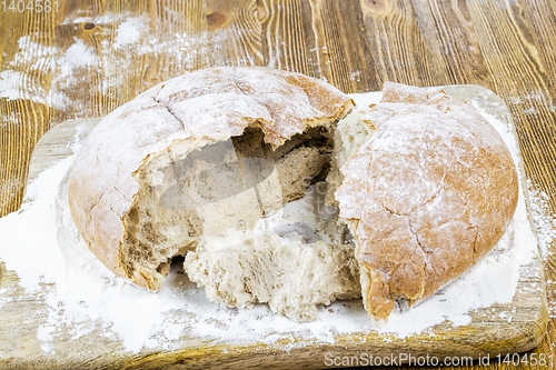 Image of pulp broken bread