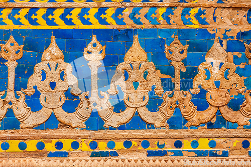 Image of Wall ornaments. Gwalior Fort