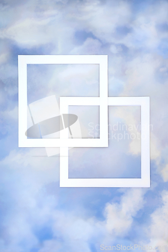 Image of Abstract Sky Cloud Nature Background Frame