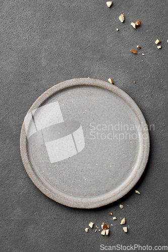 Image of empty grey plate