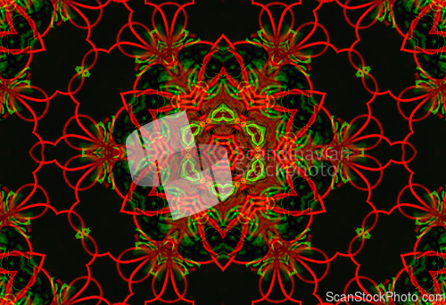 Image of Abstract background with pattern from tangled threads 