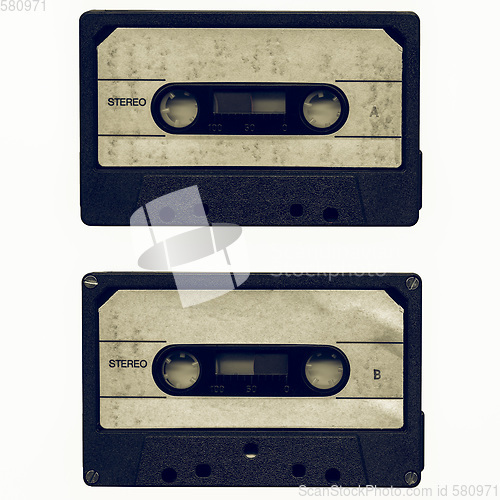 Image of Vintage looking Tape cassette